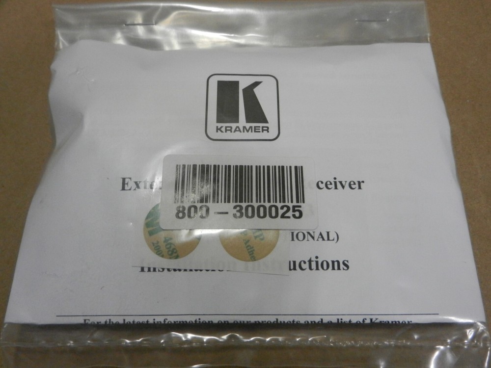 Kramer EXTERNAL IR Remote Control RECEIVER 800-300025