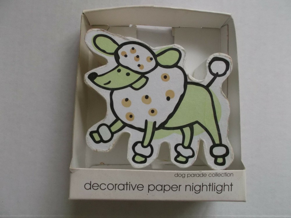 DECORATIVE PAPERM NIGHTLIGHT DOG PARADE COLLECTION