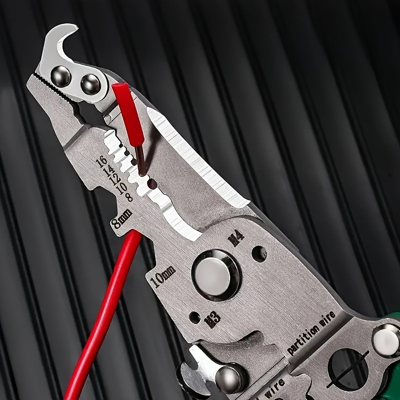 Folding Multifunctional Wire Stripper - Portable All-in-One Electrical Tool