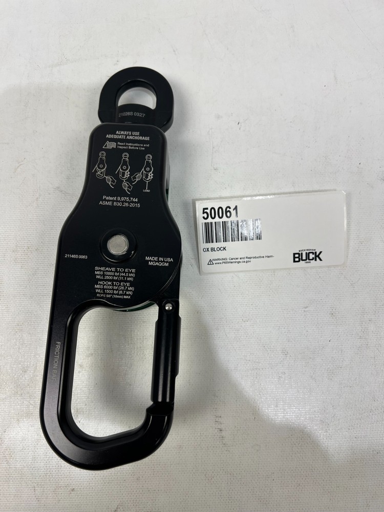 BUCKINGHAM MFG, OX BLOCK, 50061