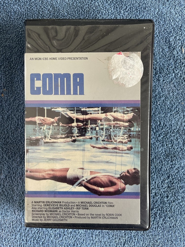 COMA (1978) Betamax Clamshell (MGM) Michael Crichton