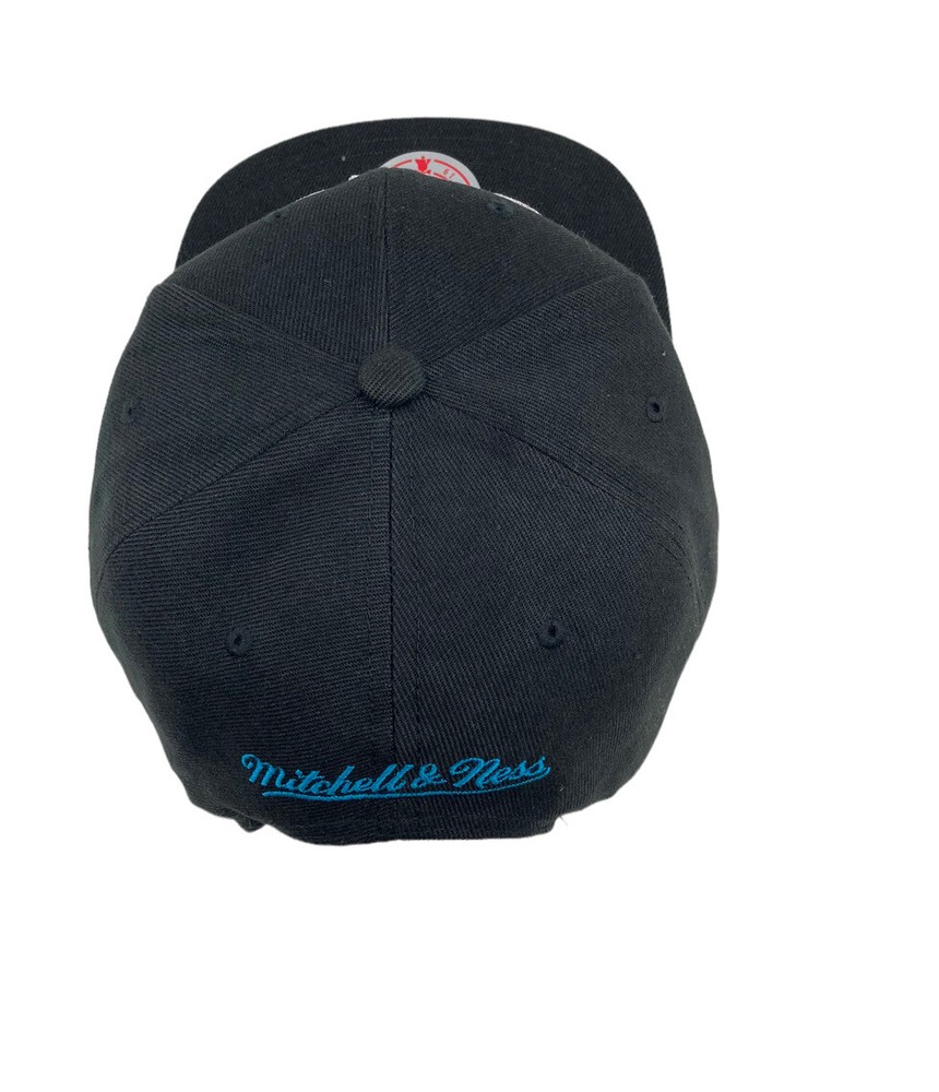 Charlotte Hornets Mitchell & Ness NBA core basic Snapback black hat cap