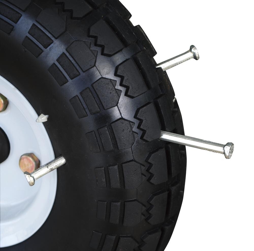 85 Lb Tow Behind Broadcast Spreader Rust Proof Poly Hopper Universal Hitch Pin