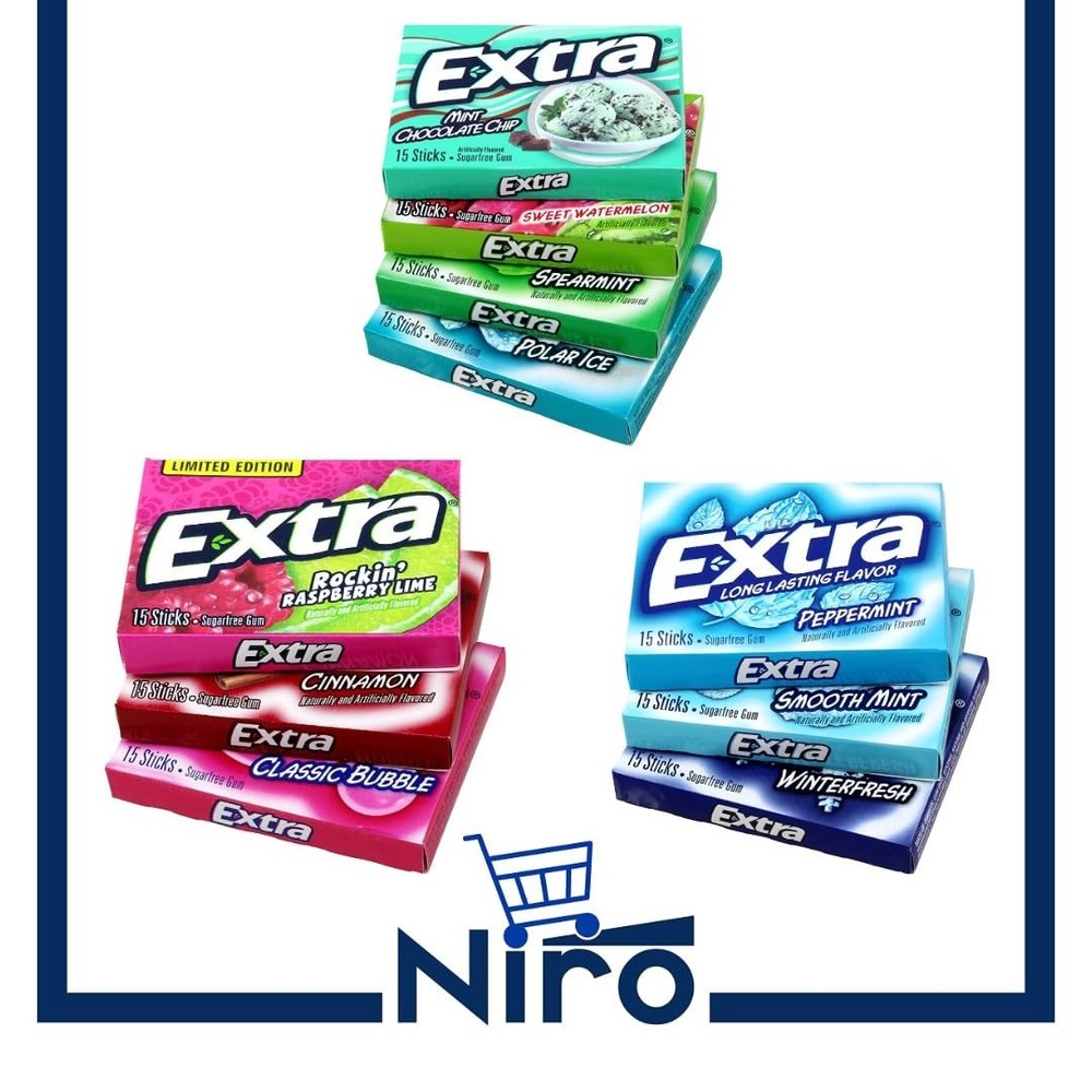 Assortment | Extra Long Lasting Flavor Sampler Pack | Sugar-Free | Assorted F...