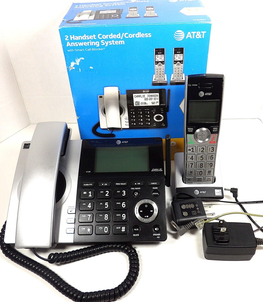AT&T CORDED/CORDLESS ANSWERING SYSTEM