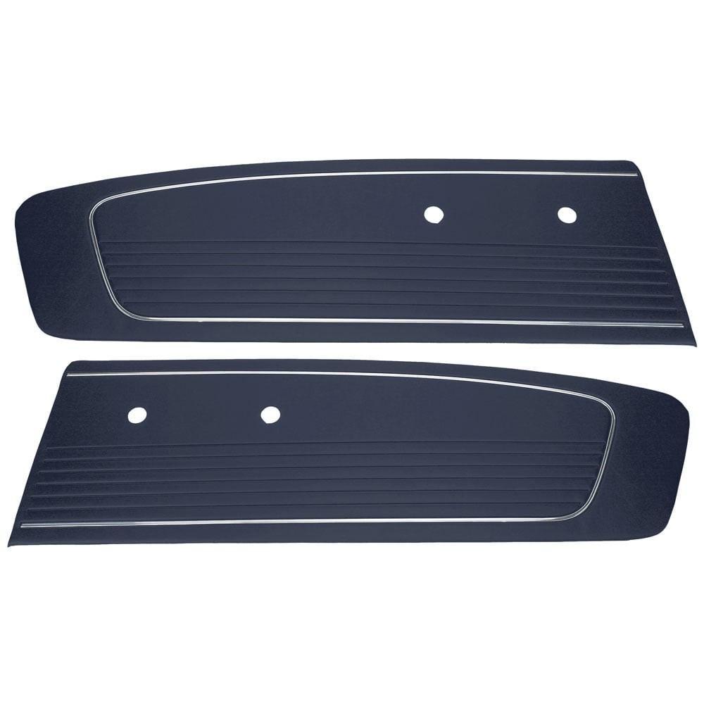TMI Door Panel Standard Blue Pair 1966 Mustang