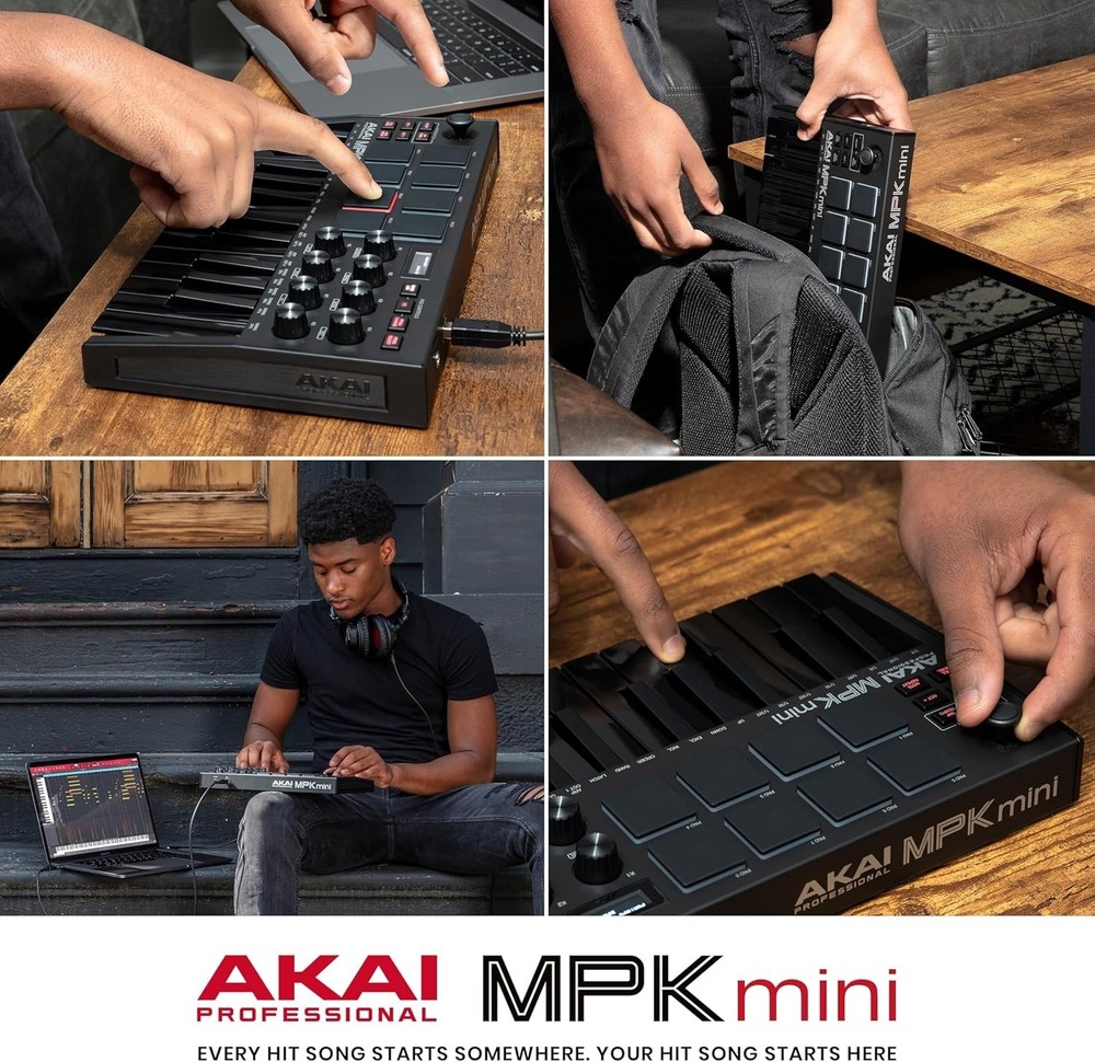Compact USB MIDI Controller for Music Production