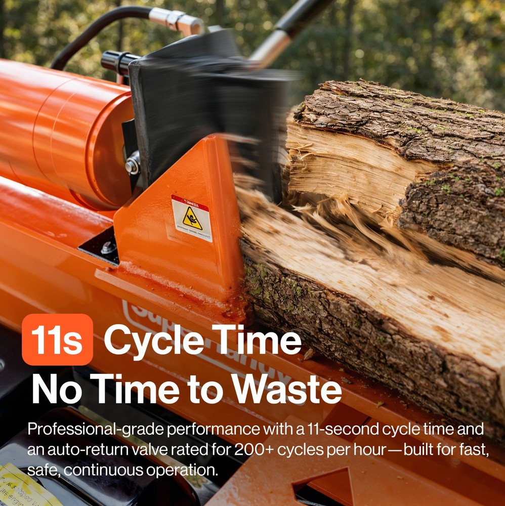 Superhandy Log Splitter -- 27Ton Gas