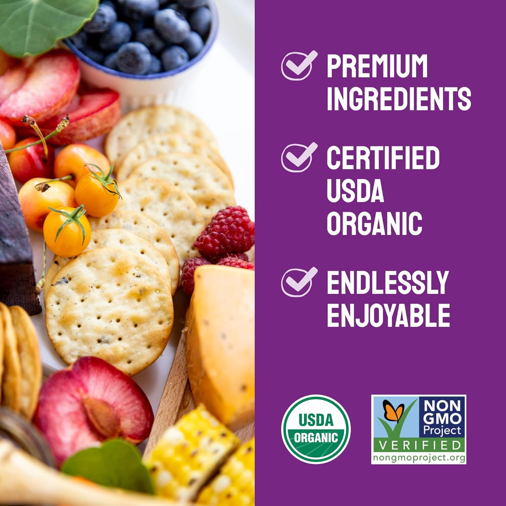 Milton'S Organic Crackers, Multi-Grain - Certified Organic, Non-Gmo Project Veri