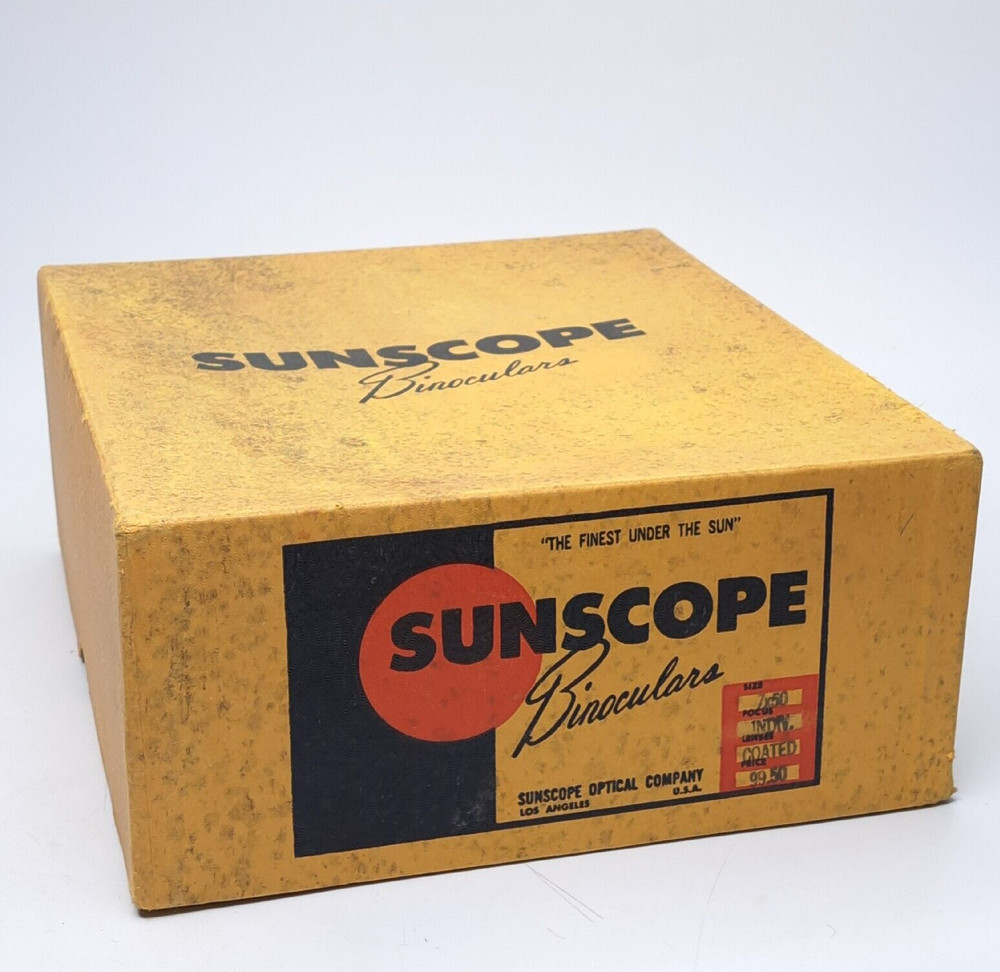 AS/IS EMPTY Vintage Sunscope Binoculars BOX Replacement