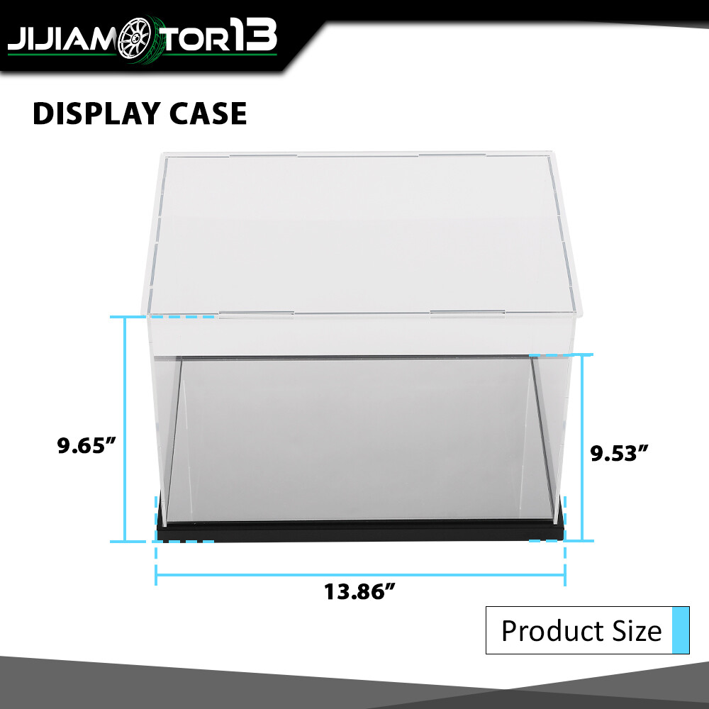 Clear Single Boxing Glove Horizontal Display Case
