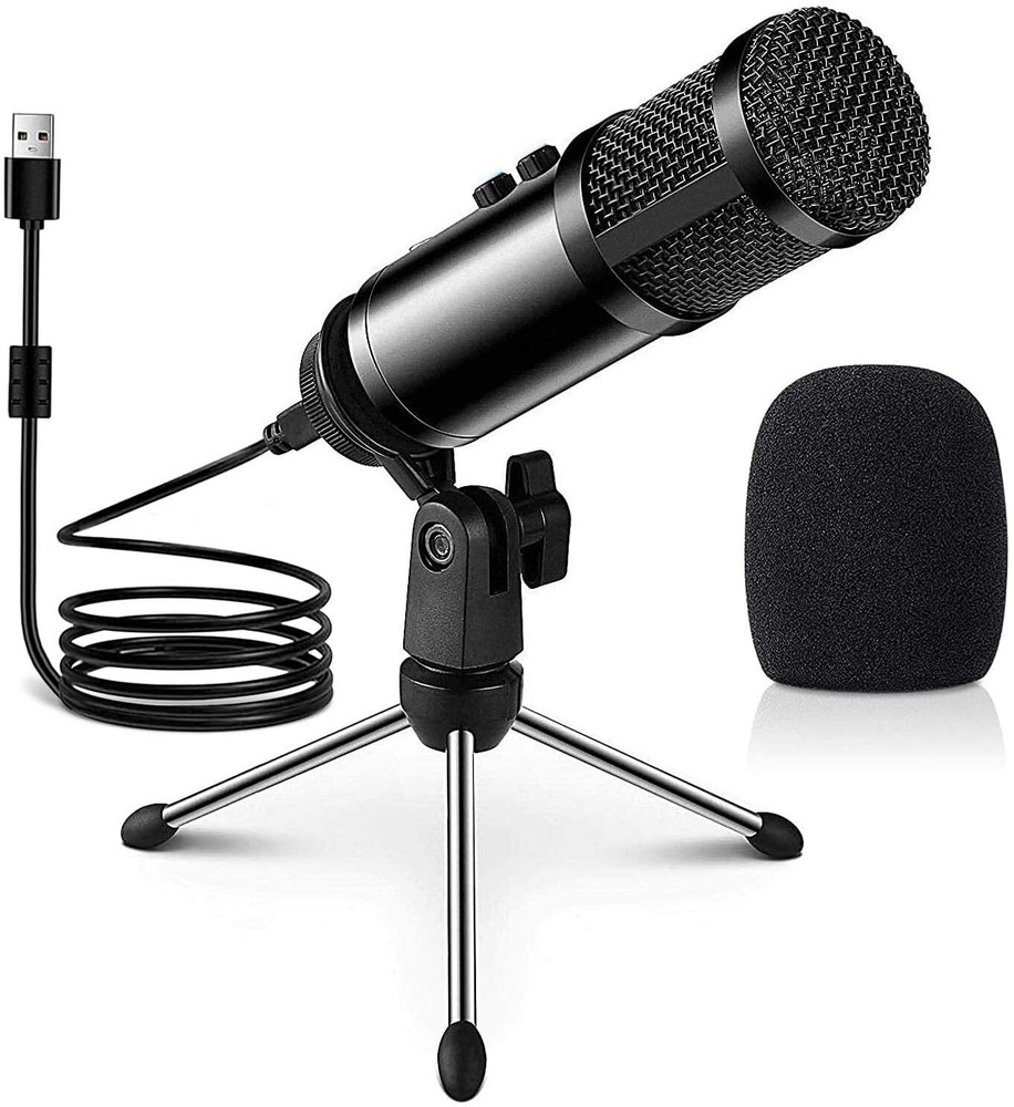 New Multipurpose Condenser Microphones USB Gaming For PC Computer / Laptop