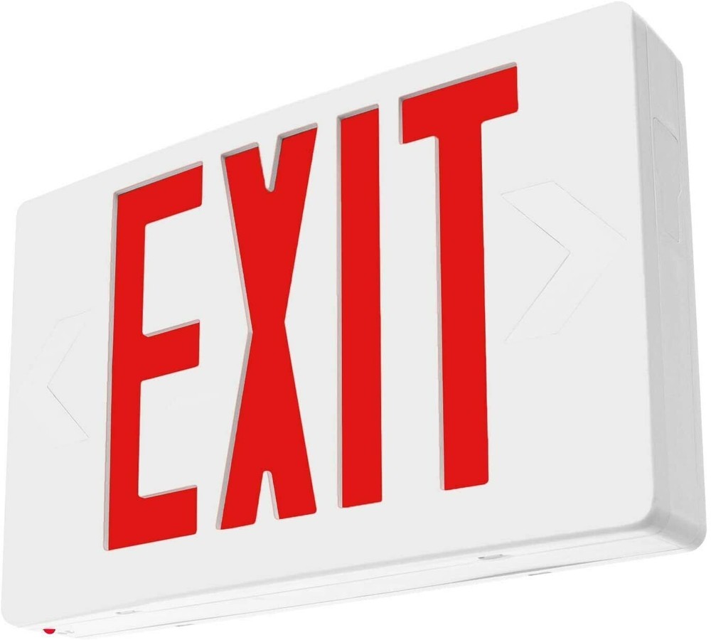 2-Pack Red Exit Sign light SINGLE OR DOUBLE FACE UL Certified