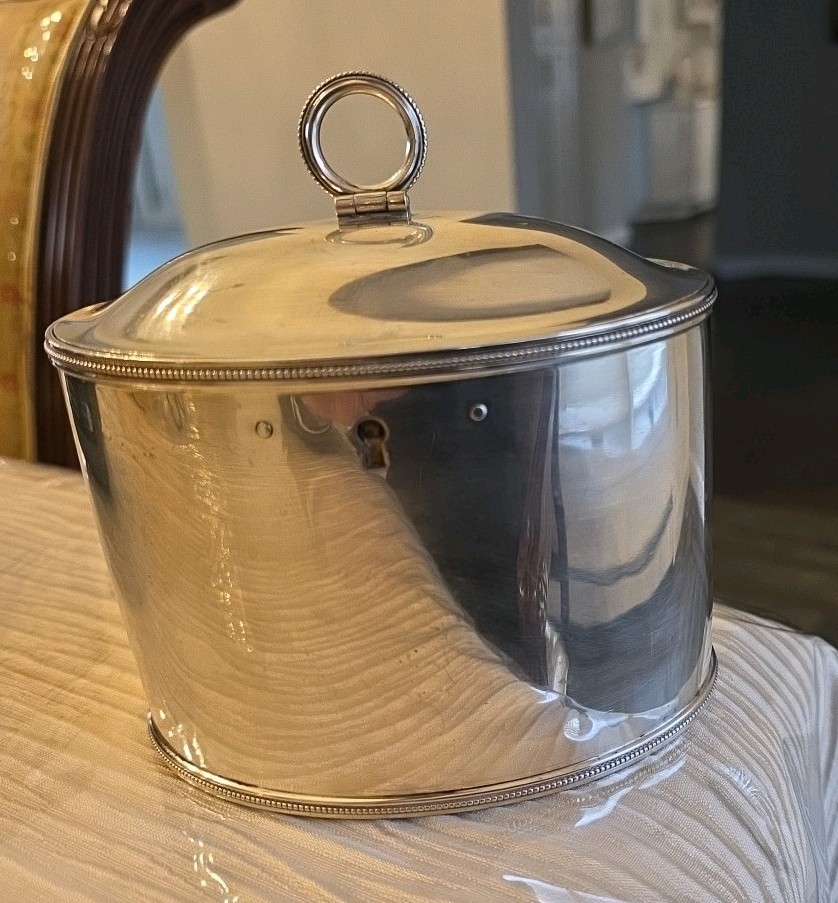 TIFFANY & CO STERLING SILVER TEA CADDY