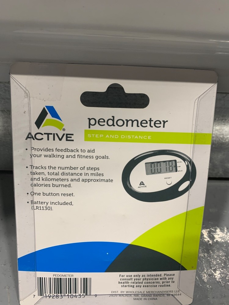 ACTIVE PEDOMETER STEP AND DISTANCE