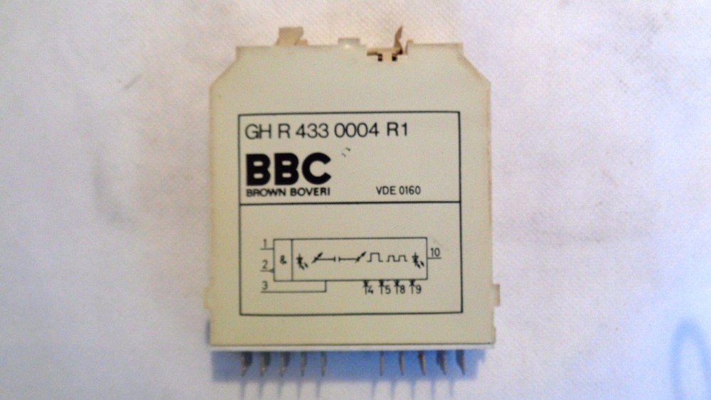 BBC BROWN BOVERI GH-R433-0004-R1 RELAY MODULE