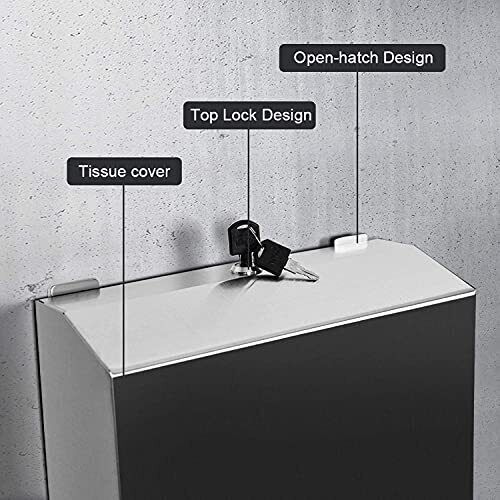Paper Towel Dispenser Stainless Steel Waterproof Touchless C-Fold/Multi-Fold