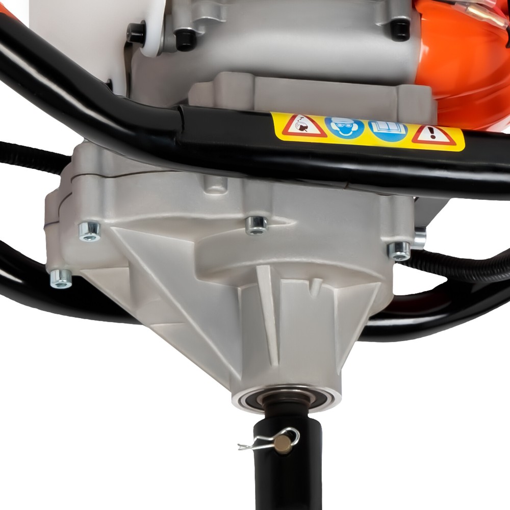 2-Stroke 52CC Gas Powered Earth Auger One Man Post Hole Digger Machine&Bit Lock