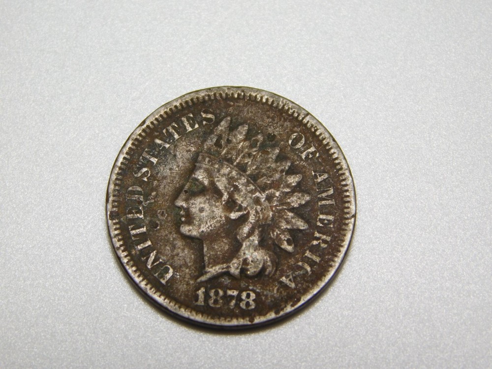 OLD US COINS 1878 INDIAN HEAD CENT PENNY