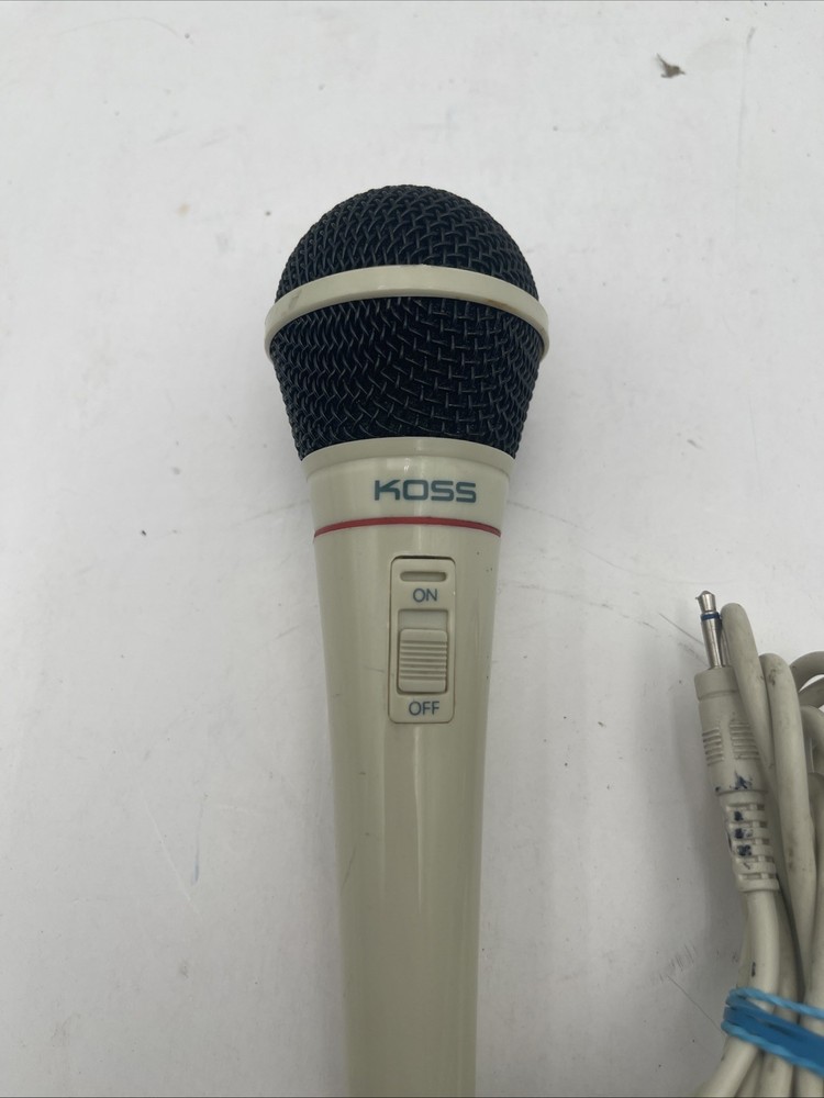 Vintage Koss M-11 Wired Microphone for Voice, Sound Effects, Sampling, Computers
