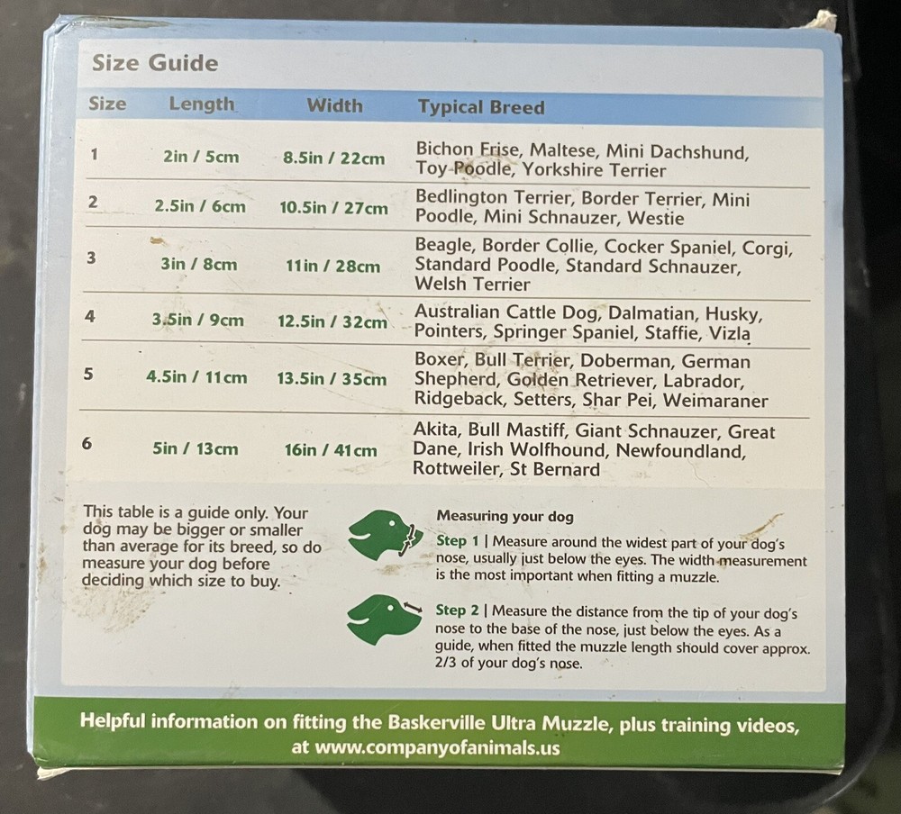 Baskerville Ultra Muzzle for Dogs, Size 5 - Black