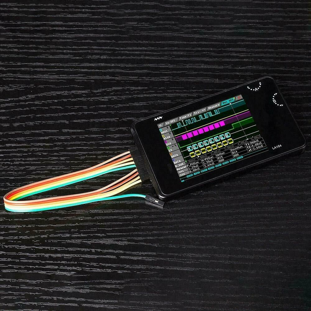Miniware LA104 Portable 2.8" LCD Screen 4 Channels 100MHz Digital Logic Analyzer