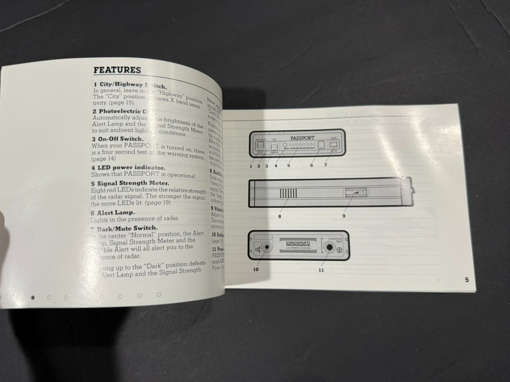 Passport Radar Receiver Instructions