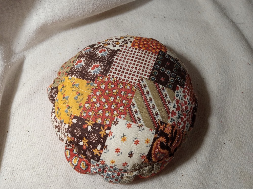 Vintage Decorative Quilted Pin Cushion