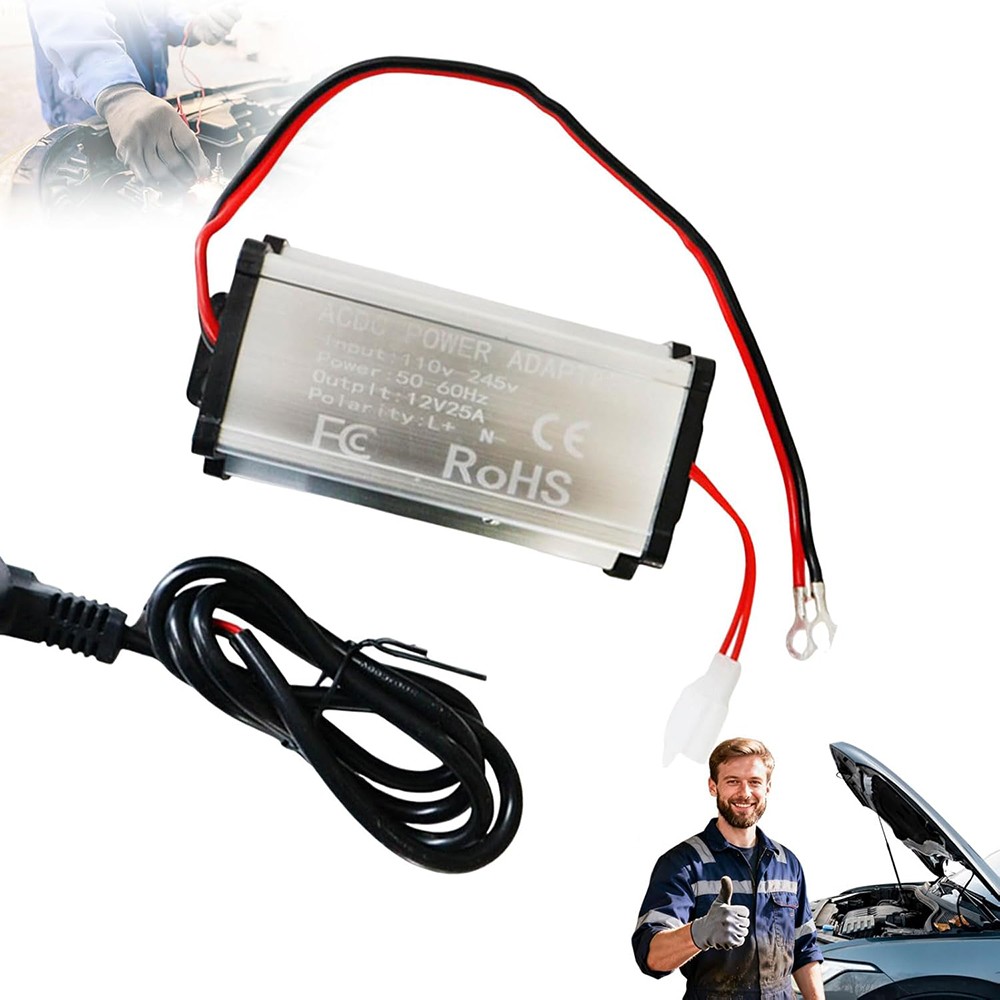 300W Power Converter 110v AC to 12v DC Stable Power Supply for RVs Campers SUV