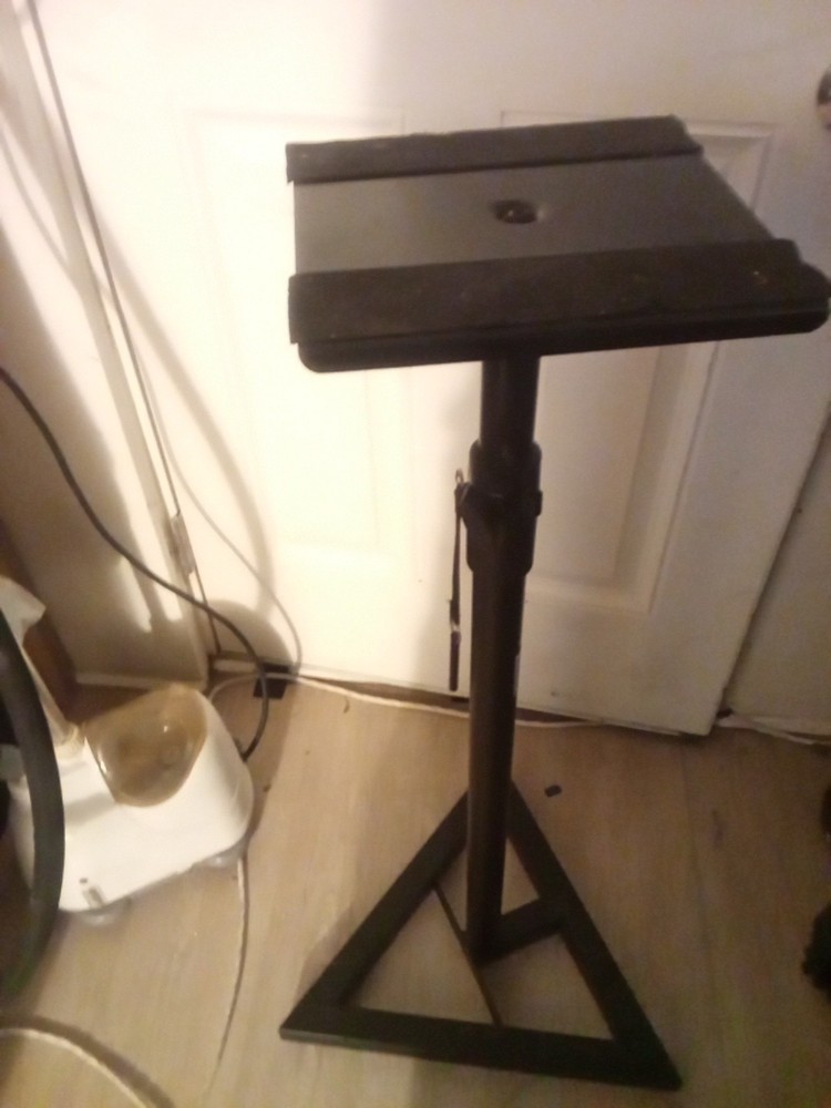 Proline Adjustable Studio Monitor Stand - Pair Black