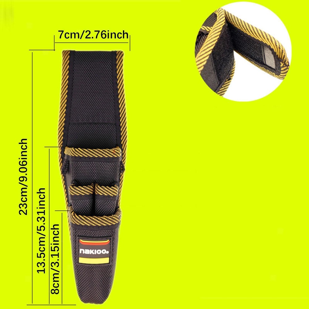 Tool Belt Bag with Multi Slots Quick Access Practical Versatile Waist Tool Pouch