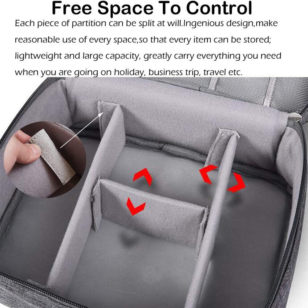 Digital Storage bag Portable Electronics Travel Organizer USB Cable Case Gadget