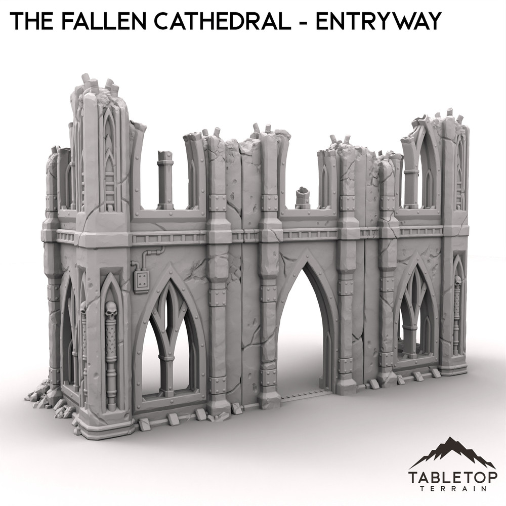 The Fallen Cathedral - Entryway - Grimdark Gothic Wargaming Tabletop