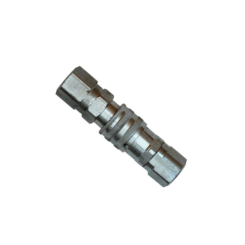 1/2 NPT Flat Face Hydraulic Quick Connect Coupler Coupling Set Skid Steer Fits