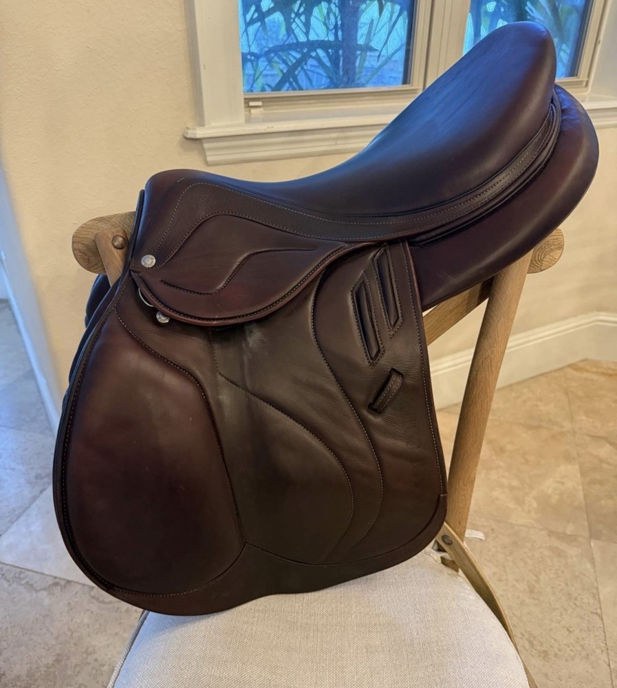 Devoucoux Biarritz Lab all purpose brown saddle 18.0in 3PC 20S32028145