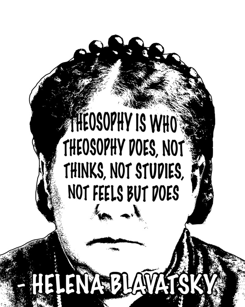 Helena Blavatsky Quoted Stickers