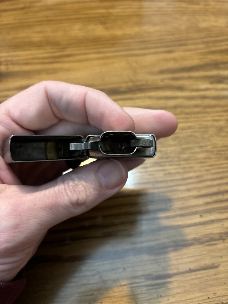 Zippo Black Horizontal Stripe Cigarette Lighter K 05 2005