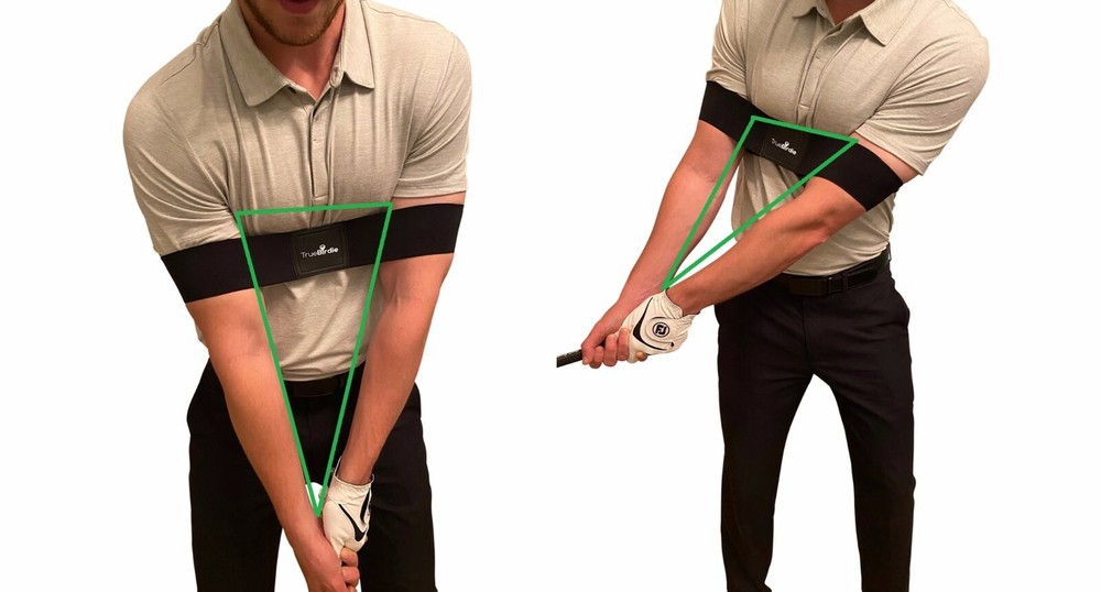 Golf Swing Trainer - Swing Correcting Arm Band - Swing Training Aid