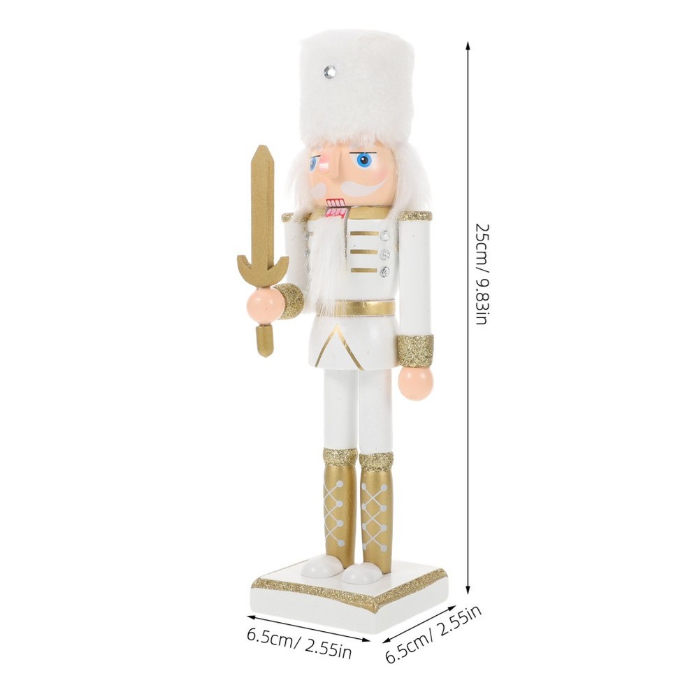 Christmas Nutcracker Ornament Wood Holidays Dinner Table Decoration