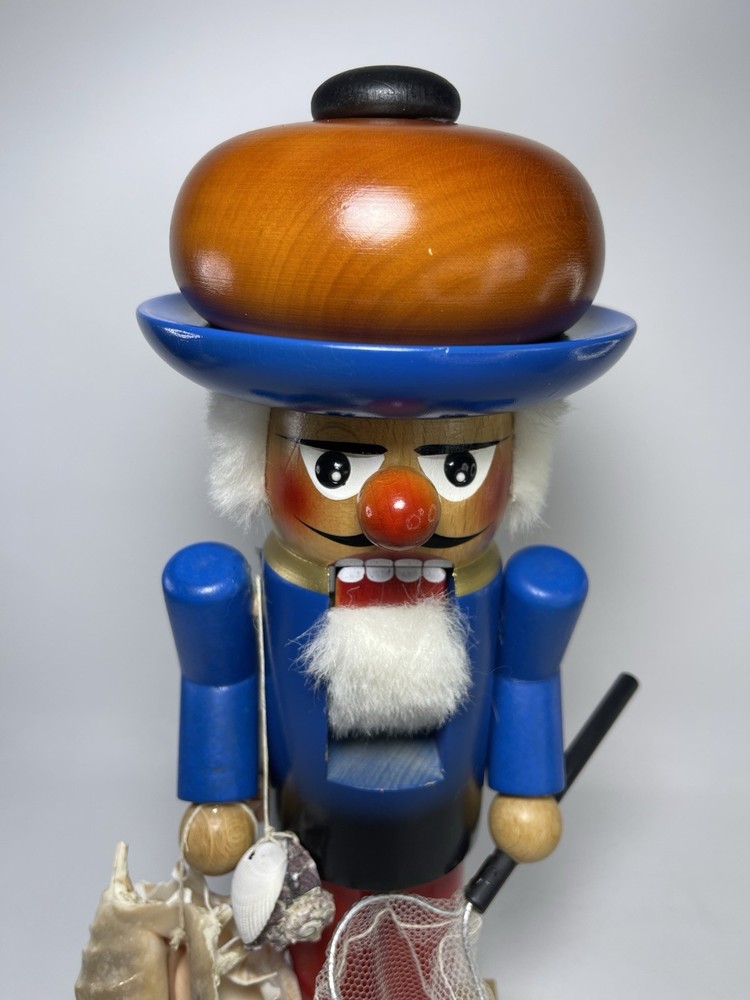 VINTAGE STEINBACH VOLKSKUNST NUTCRACKER - SEASHELLS COMPLETE GERMANY