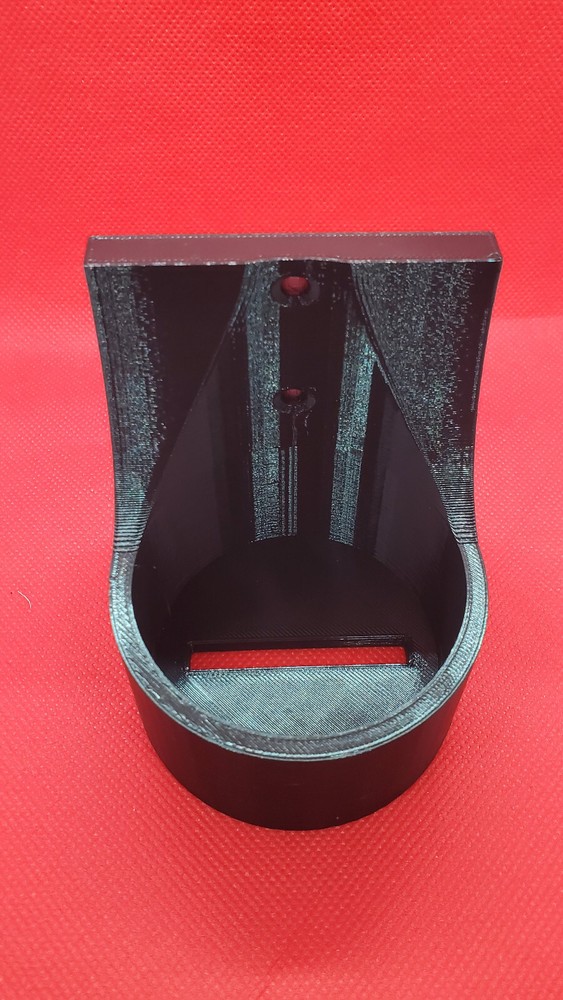D Ring Lightsaber Wall Mount Holder BLACK Savi's Workshop