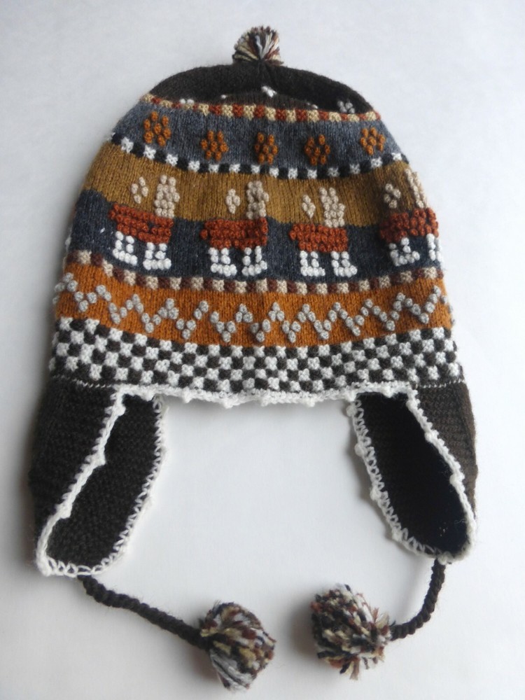 Peruvian Andean Mountain Shaman Chullo Hat