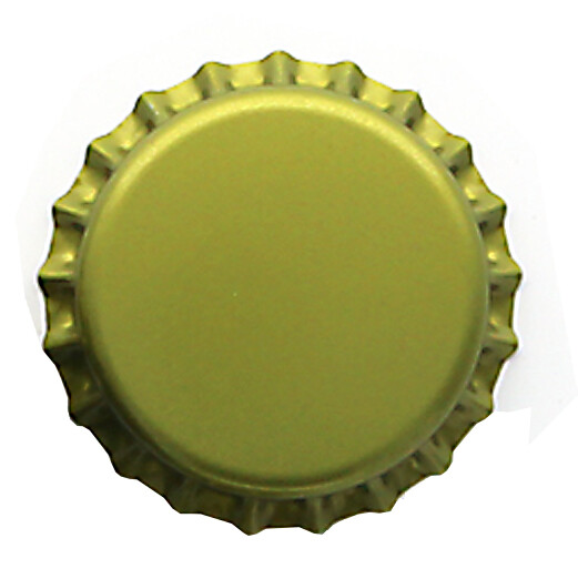 Beer Bottle Crown Caps - (Gold)
