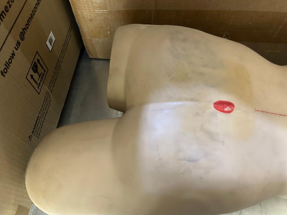 Half-Body Manikin For Suture Training