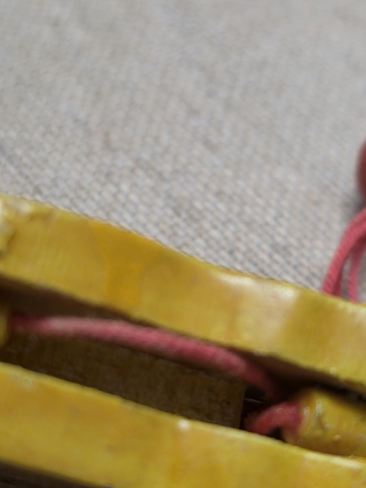 Vintage Wood Toy Nutcracker Soldier Christmas Pull String