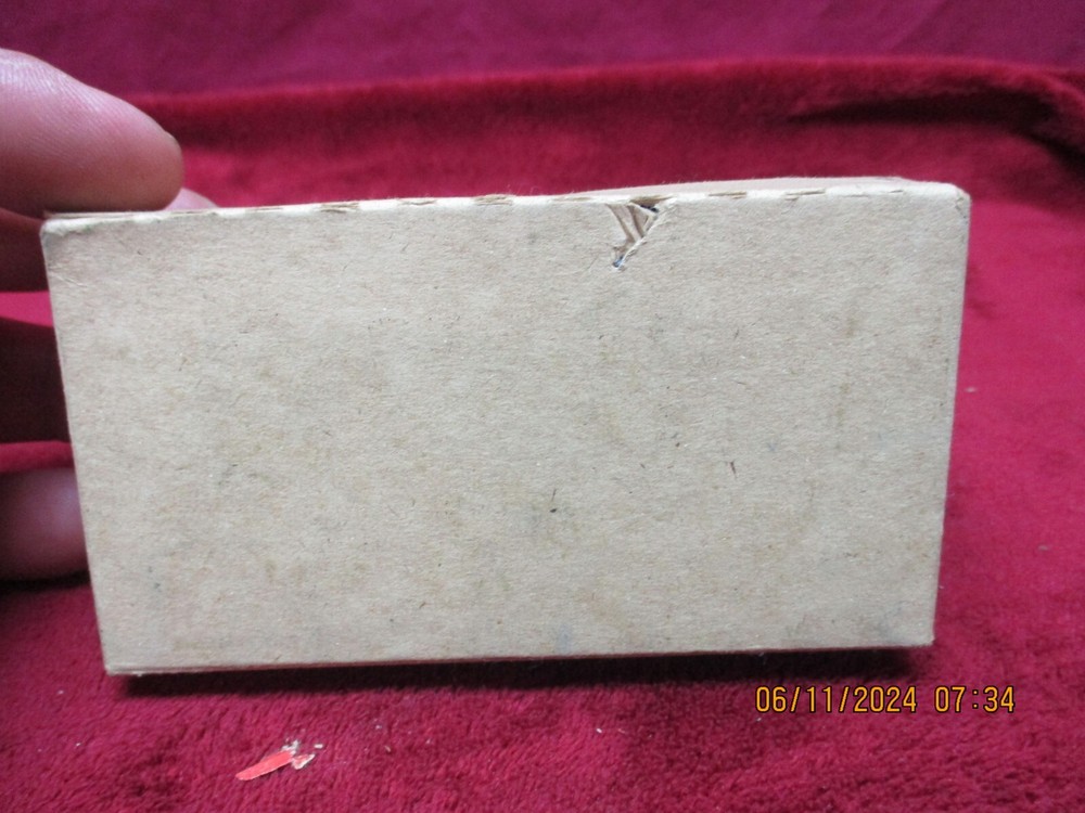 Vintage USGI Caliber .30 M1909 Blank Ammo Box, (EMPTY)