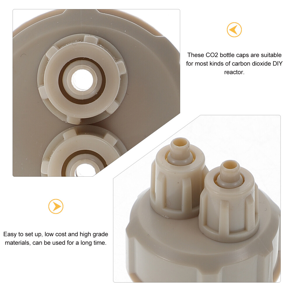 6Pcs Air Diffuser Generator Part DIY Reactor Bottle Cap Covers Self Made