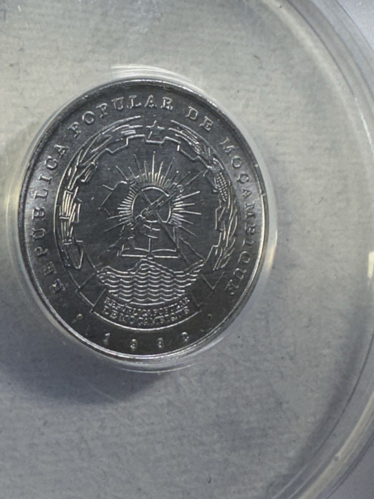 1982 Mozambique 50 Centavos Graded MS 67 by ANACS
