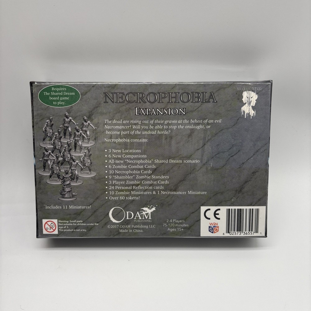 Odam Shared Dream Necrophobia Expansion Box New, Wrapped.