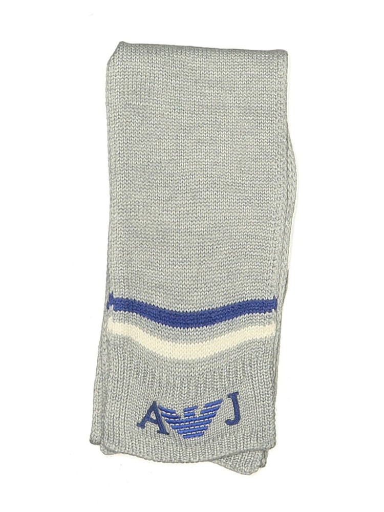 Armani Junior Boys Gray Scarf One Size